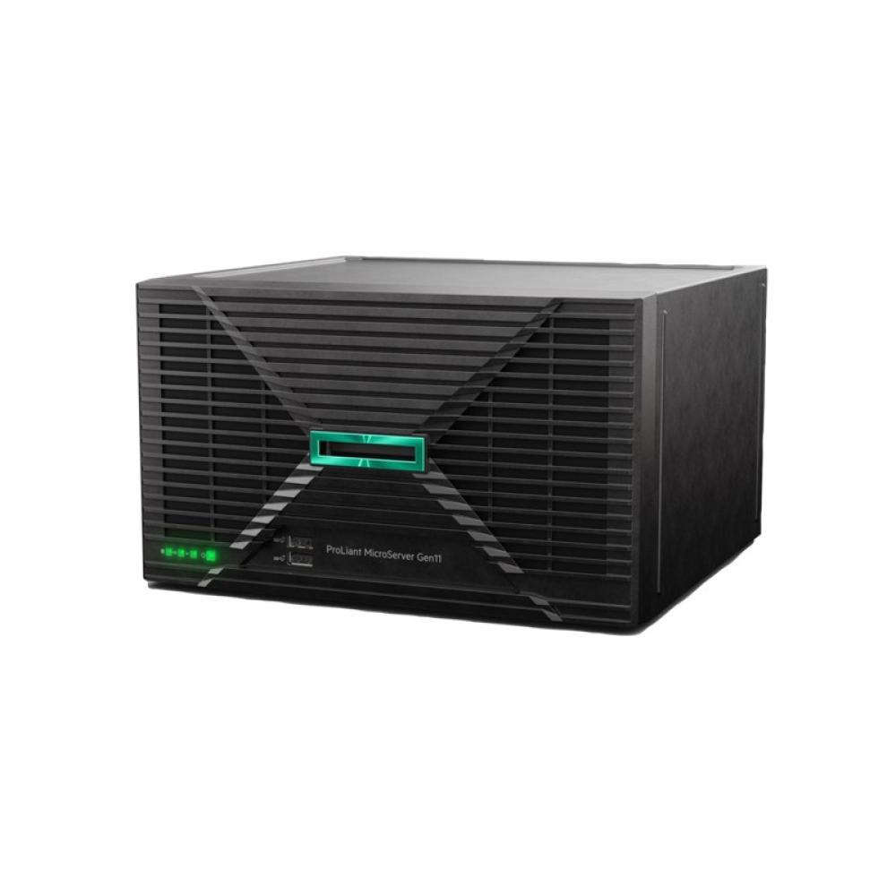 HPE - ProLiant MicroServer Gen11 G7400 2c 16GB-U 4LFF-NHP 1TB HDD 180W Ext PS EMEA Cmp Module Server