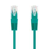 Nanocable - Cable Red Latiguillo RJ45 CAT.6 UTP AWG24, Verde, 30 cm