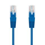 Nanocable - Cable Red Latiguillo RJ45 CAT.6 UTP AWG24, Azul, 30 cm