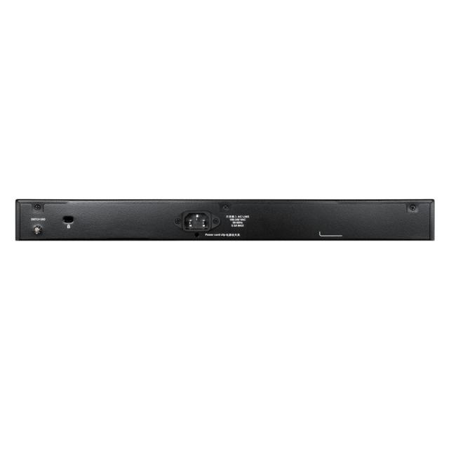 D-Link - DGS-1510-28XMP Gestionado L2/L3 Gigabit Ethernet (10/100/1000) Energía sobre Ethernet (PoE) Negro, Gris
