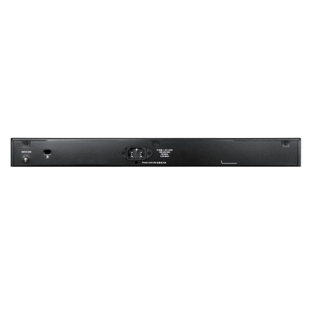 D-Link - DGS-1510-28XMP Gestionado L2/L3 Gigabit Ethernet (10/100/1000) Energía sobre Ethernet (PoE) Negro, Gris