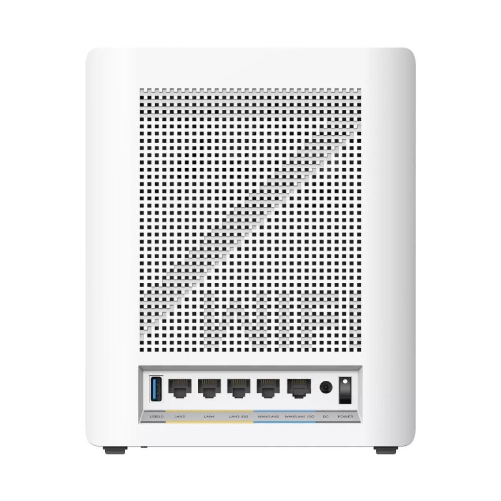 ASUS - ZenWiFi BQ16 Quad-band (2.4 GHz / 5 GHz-1 / 5 GHz-2 / 6 GHz) Wi-Fi 7 (802.11be) Blanco 5 Interno