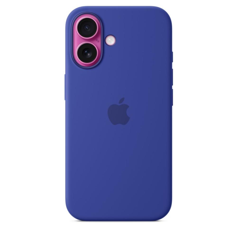 Apple - Funda de silicona con MagSafe para el iPhone 16 - Azul ultramar