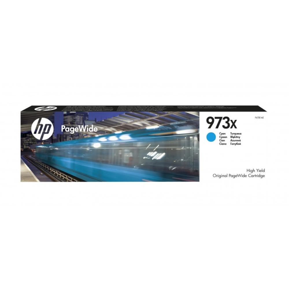 HP - Cartucho cian original PageWide 973X de alto rendimiento