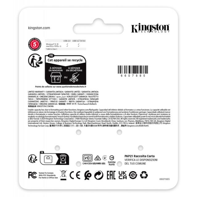 Kingston Technology - DataTraveler 64 GB SE9 G3 - Níquel oscuro