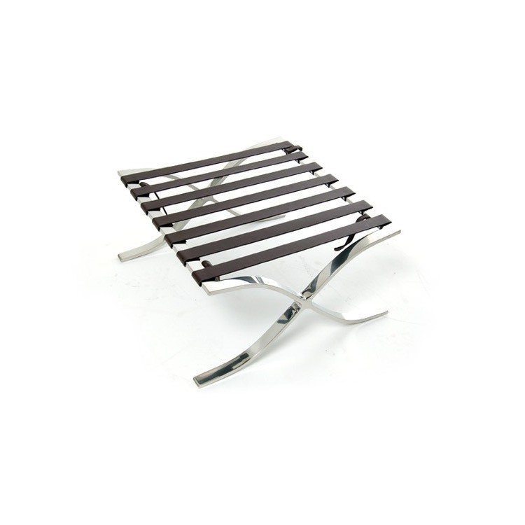 Armazón BARNA OT, acero inoxidable, correas de color negro