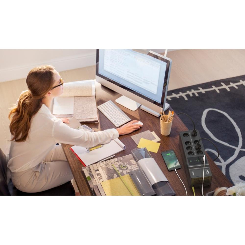 APC - BE500G2-GR sistema de alimentación ininterrumpida (UPS) En espera (Fuera de línea) o Standby (Offline) 0,5 kVA 300 W