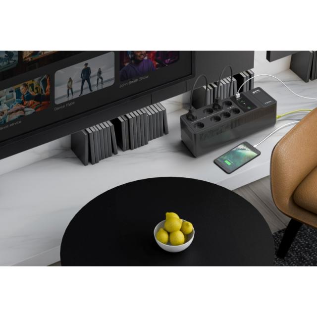 APC - BE500G2-GR sistema de alimentación ininterrumpida (UPS) En espera (Fuera de línea) o Standby (Offline) 0,5 kVA 300 W