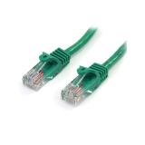 StarTech.com - Cable de 3m Verde de Red Fast Ethernet Cat5e RJ45 sin Enganche - Cable Patch Snagless