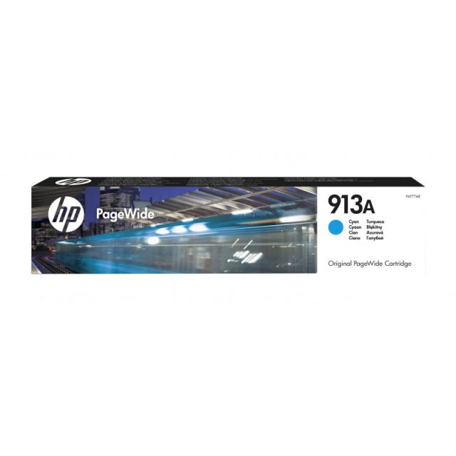 HP - Cartucho cian original PageWide 913A
