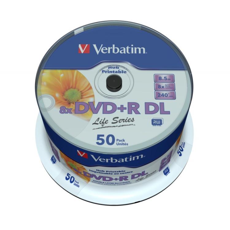 Verbatim - 97693 DVD en blanco 8,5 GB DVD+R DL 50 pieza(s)
