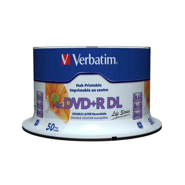 Verbatim - 97693 DVD en blanco 8,5 GB DVD+R DL 50 pieza(s)