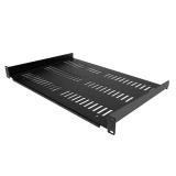 StarTech.com - Estante Ventilado 1U para Armario Rack de Servidores - Bandeja Universal Voladiza para Mont - SHELF-1U-12-FIXED-V