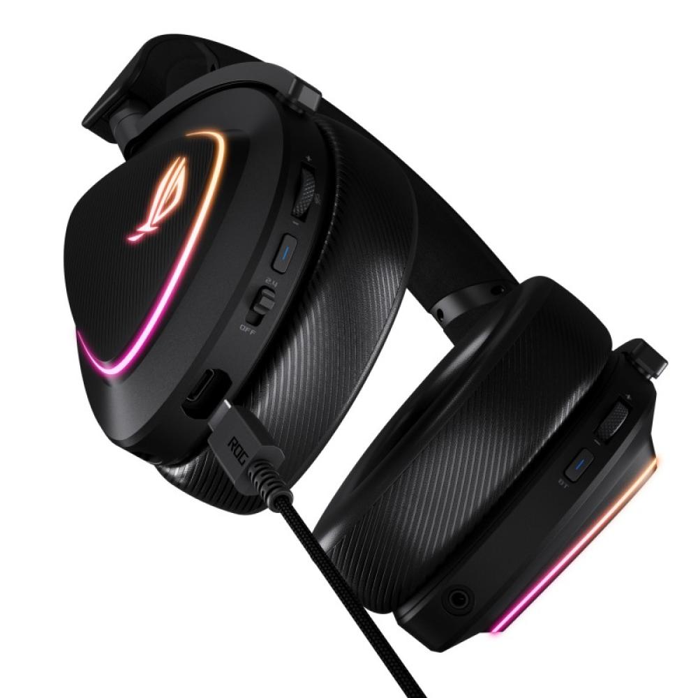 ASUS - ROG DELTA II Auriculares Inalámbrico y alámbrico Diadema Juego USB Tipo C Bluetooth Negro