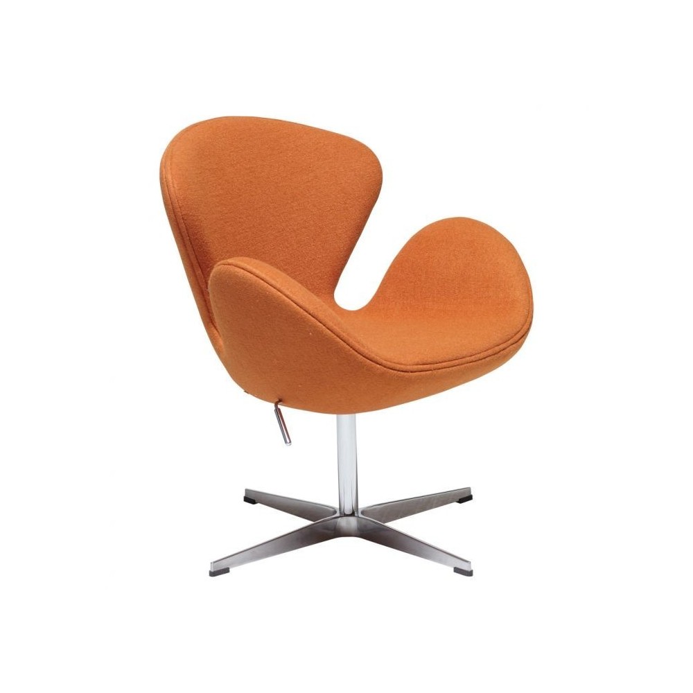 Sillón SW NEW, tapizado cashemira naranja