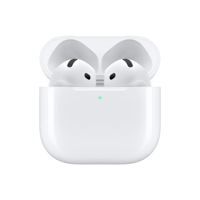 Apple - AirPods 4 Auriculares True Wireless Stereo (TWS) Dentro de oído Llamadas/Música/Deporte/Uso diario Bluetooth - MXP63ZM/A