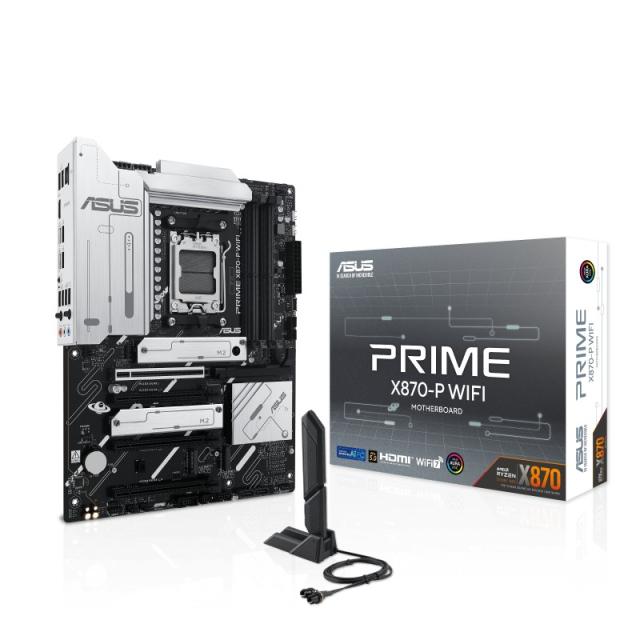 ASUS - Prime X870-P WIFI AMD X870 Zócalo AM5 ATX