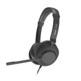 Axtel - AXH-ONEUCD auricular y casco Auriculares Alámbrico Diadema Oficina/Centro de llamadas USB tipo A Negro