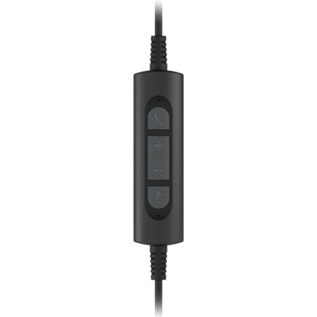 Axtel - AXH-ONEUCD auricular y casco Auriculares Alámbrico Diadema Oficina/Centro de llamadas USB tipo A Negro