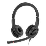Axtel - VOICE UC28 stereo USB-A Auriculares Alámbrico Diadema Oficina/Centro de llamadas USB tipo A Negro