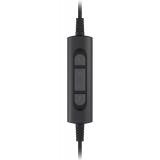 Axtel - AXH-ONEUCDC auricular y casco Auriculares Alámbrico Diadema Oficina/Centro de llamadas USB Tipo C Negro