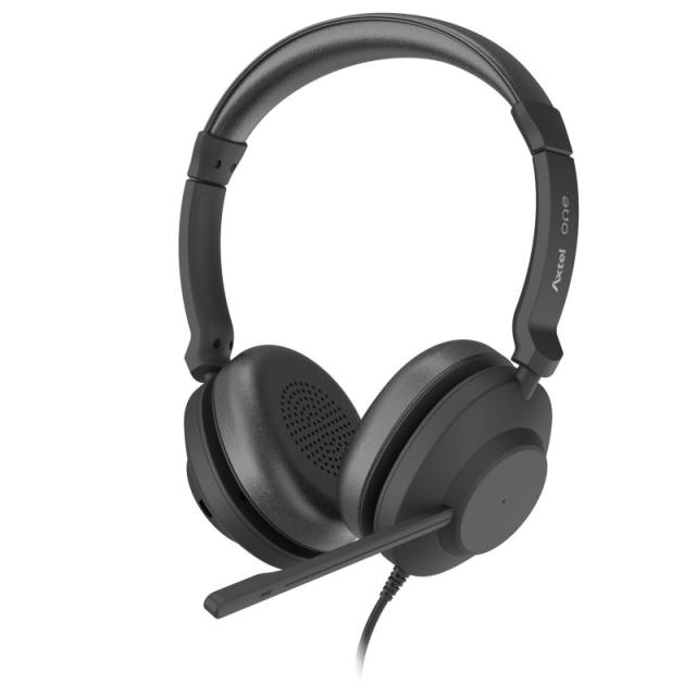 Axtel - AXH-ONEUCDC auricular y casco Auriculares Alámbrico Diadema Oficina/Centro de llamadas USB Tipo C Negro