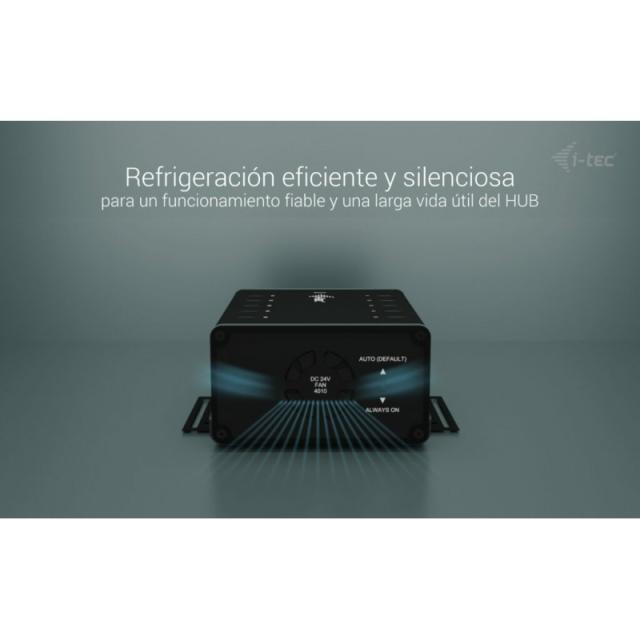 i-tec - USB-C/USB-A Metal Charging + data HUB, 15W per port, 10x USB-C