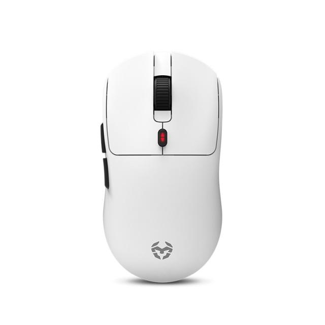 Krom - Klever ratón Juego mano derecha RF inalámbrico Óptico 10000 DPI - NXKROMKLEVERWH