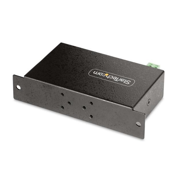 StarTech.com - Hub USB Industrial de 4 Puertos Gestionado - Servicio Pesado - Caja de Metal - Protección ESD y Sobretensión - Mo
