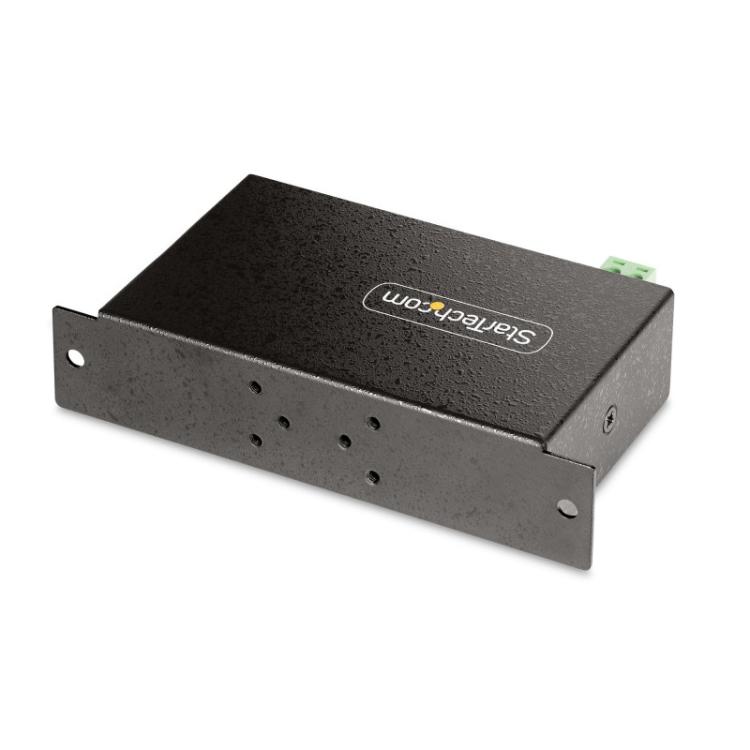 StarTech.com - Hub USB Industrial de 4 Puertos Gestionado - Servicio Pesado - Caja de Metal - Protección ESD y Sobretensión - Mo