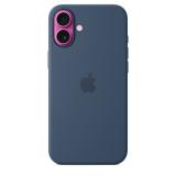 Apple - Funda de silicona con MagSafe para el iPhone 16 Plus - Azul denim
