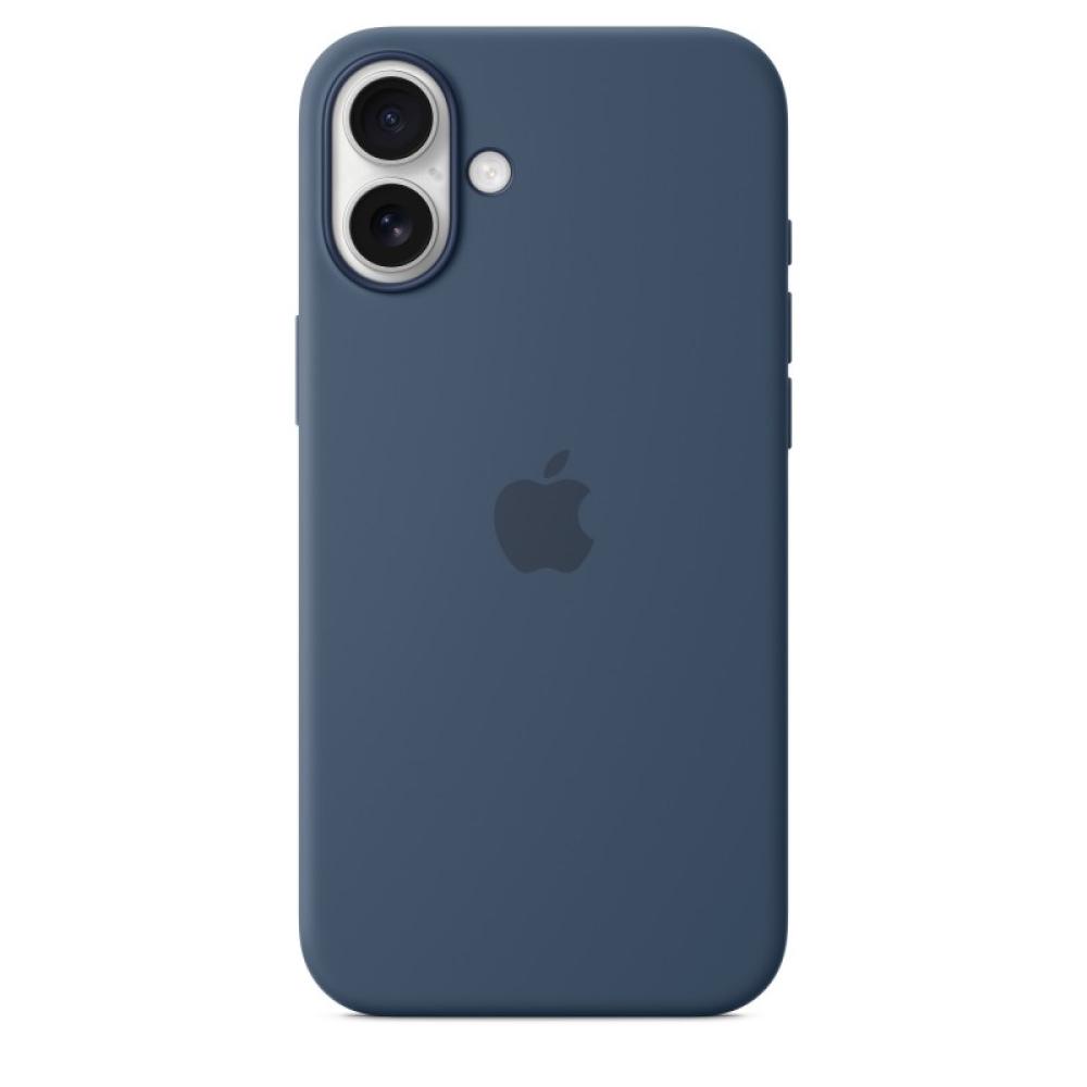 Apple - Funda de silicona con MagSafe para el iPhone 16 Plus - Azul denim