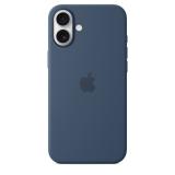 Apple - Funda de silicona con MagSafe para el iPhone 16 Plus - Azul denim