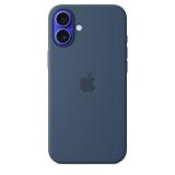 Apple - Funda de silicona con MagSafe para el iPhone 16 Plus - Azul denim
