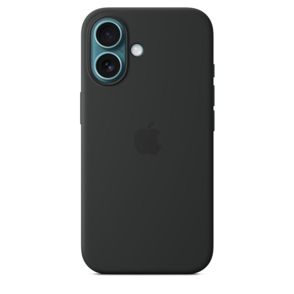 Apple - Funda de silicona con MagSafe para el iPhone 16 - Negro