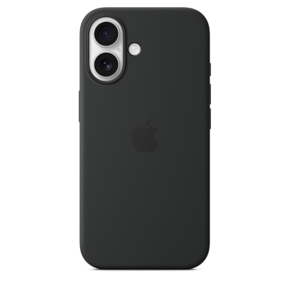 Apple - Funda de silicona con MagSafe para el iPhone 16 - Negro