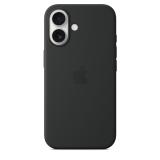 Apple - Funda de silicona con MagSafe para el iPhone 16 - Negro
