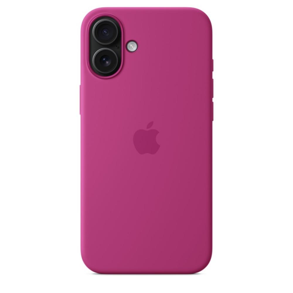 Apple - Funda de silicona con MagSafe para el iPhone 16 Plus - Fucsia