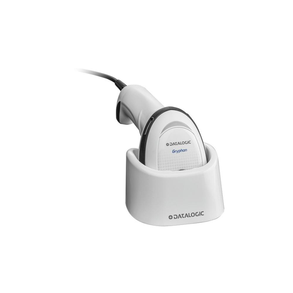 Datalogic - Gryphon I GD4500 Lector de códigos de barras portátil 1D/2D Blanco - GD4590-WH