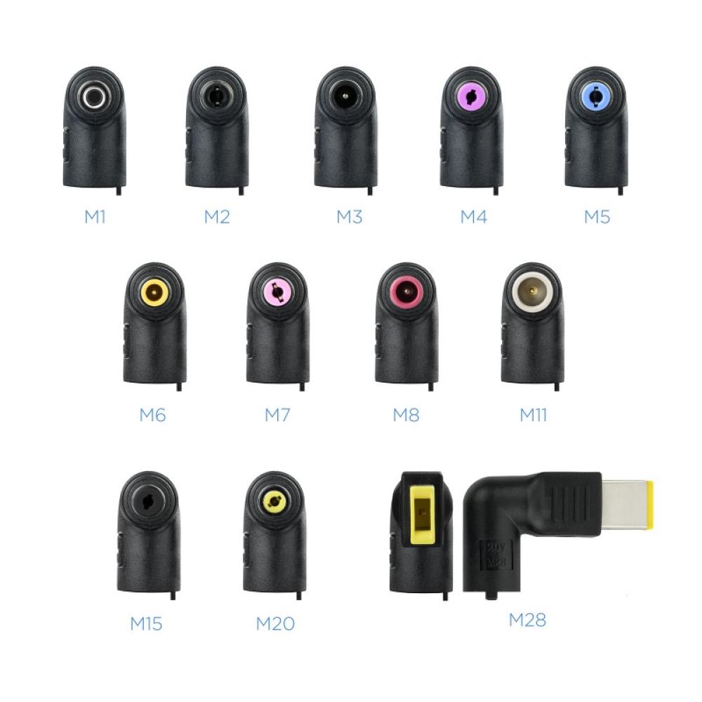 TooQ - TQLC-90BS02AT adaptador e inversor de corriente Interior 90 W Negro