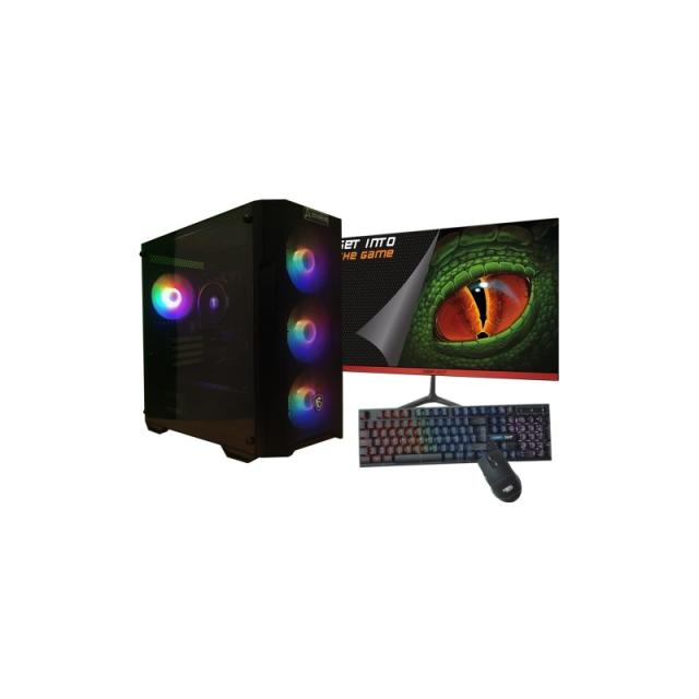 Zone Evil - AMD Ryzen 5 4650G/16GB/1 Tb NVMe/Monitor 21.5 teclado y ratón Windows 11 Ordenador GamingPC