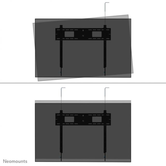 Neomounts - WL30-750BL18 Soporte de pared robusto 43-98" - fijo - bloqueable - instalación rápida - TÜV