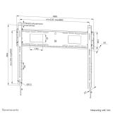 Neomounts - WL30-750BL18 Soporte de pared robusto 43-98" - fijo - bloqueable - instalación rápida - TÜV