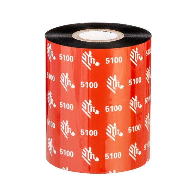 Zebra - 5100 Premium Resin cinta térmica 450 m Negro