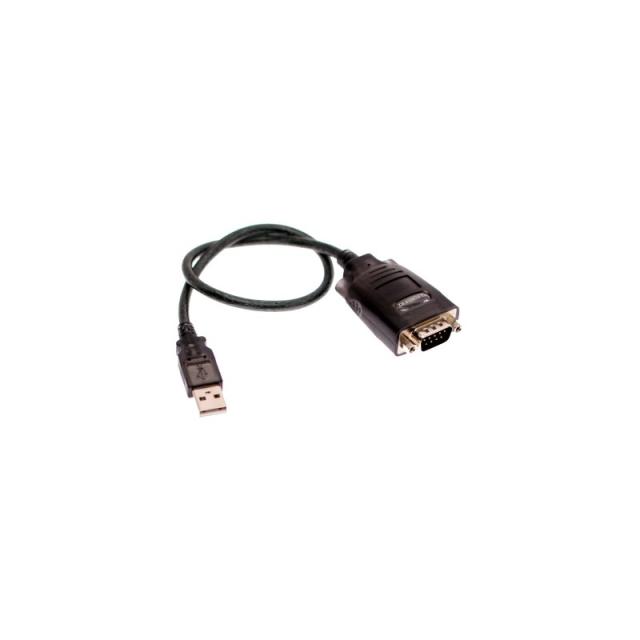Ewent - EW1116 cable de serie Negro 1,5 m USB 9 Sub-D