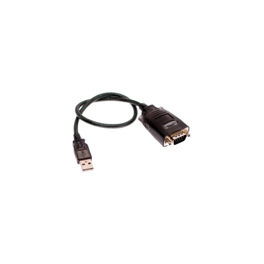 Ewent - EW1116 cable de serie Negro 1,5 m USB 9 Sub-D