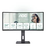 AOC - CU34P3CV pantalla para PC 86,4 cm (34") 3440 x 1440 Pixeles UltraWide Quad HD LED Negro