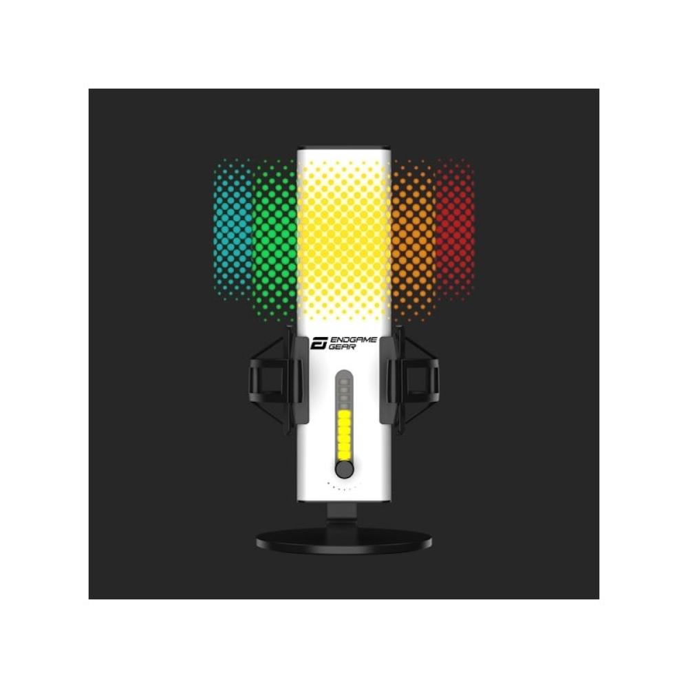 Endgame Gear - XSTRM Negro, Blanco Micrófono para PC