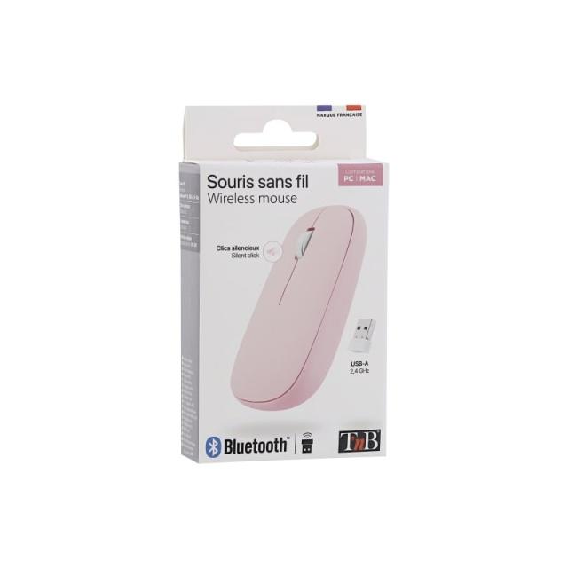 T''nB - MWCOLORPK ratón Ambidextro Bluetooth 1200 DPI