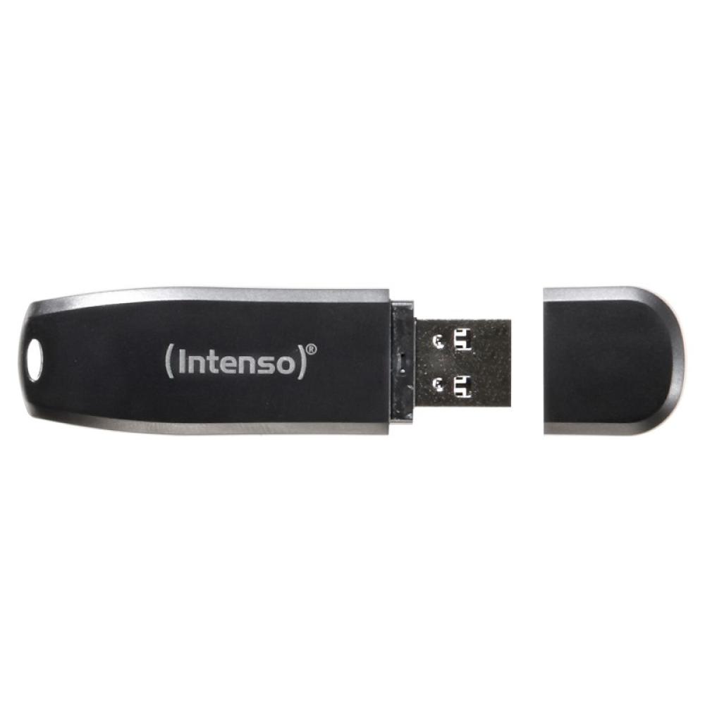 Intenso - Speed Line unidad flash USB 64 GB USB tipo A 3.2 Gen 1 (3.1 Gen 1) Negro